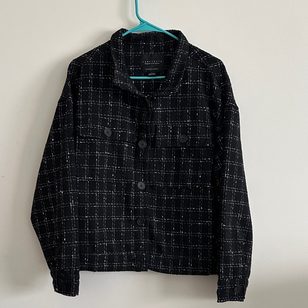 Sanctuary Black/white  Women's jacket